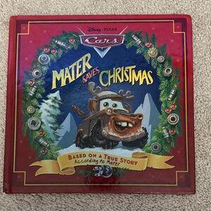HTF Disney Pixar Cars Mater Saves Christmas Book